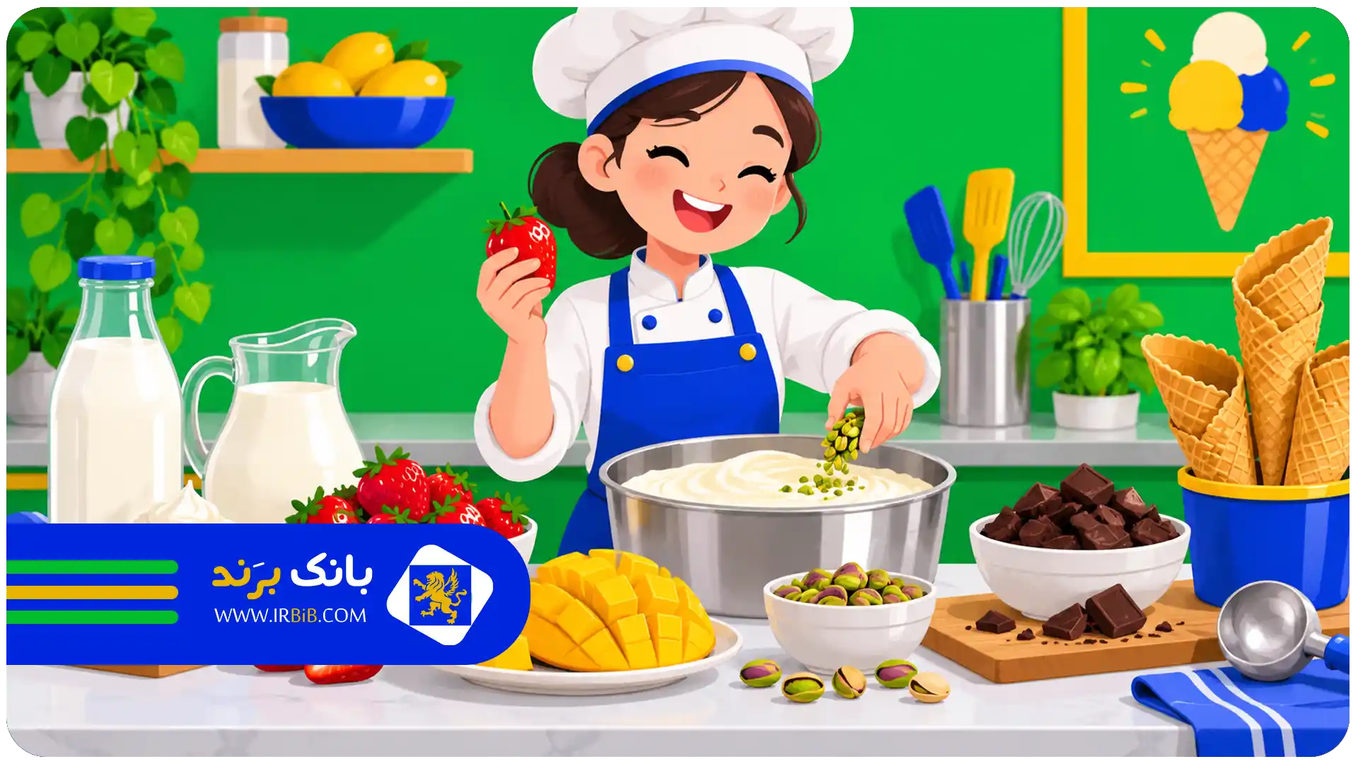 بهترین بستنی فروشی در تهران | تازگی و کیفیت بستنی